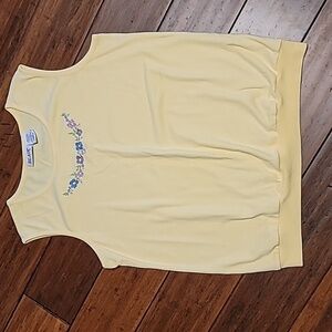 Blair yellow tank top size large